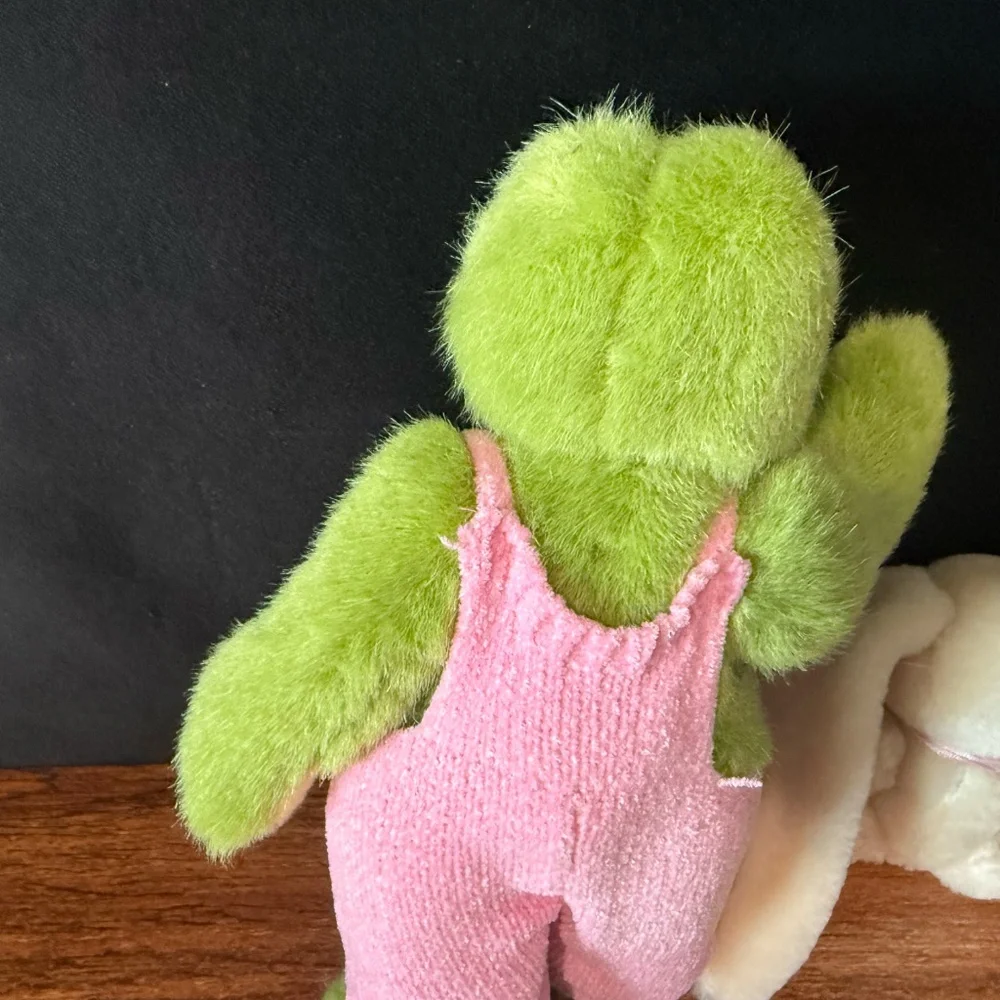 Easter Bunny and Frog Stuffed Animals
